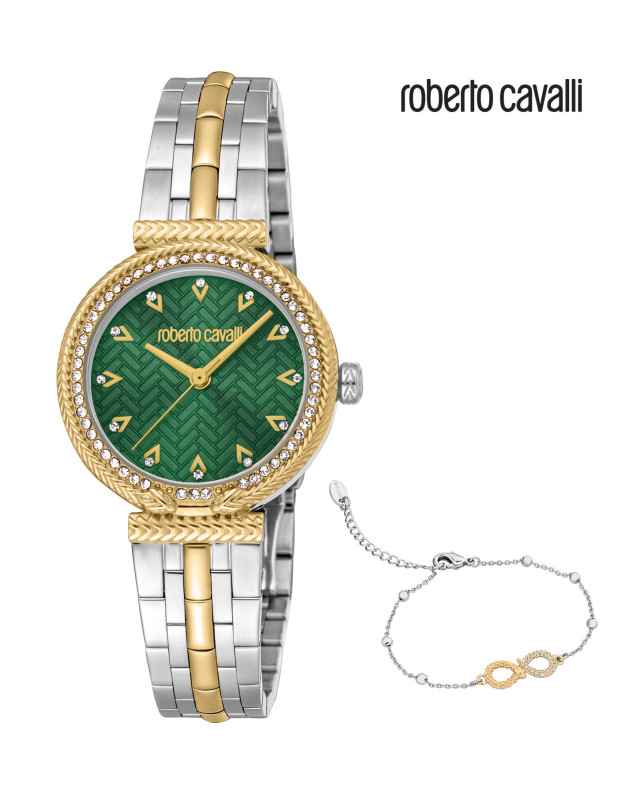 Roberto Cavalli Ladies Watch with Bracelet